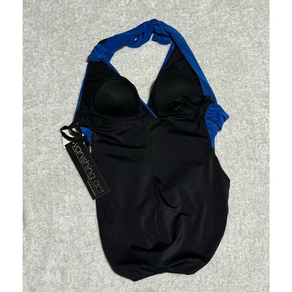 Vanishing Act One Piece Full Coverage Bathing Suit Size 8 - Picture 4 of 4